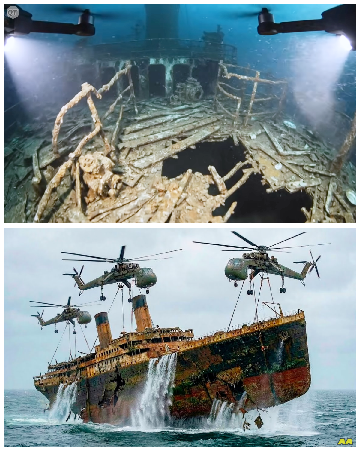 After 112 Years Lost Beneath the Ocean… Titanic’s Restoration Will Shock You  Opening Paragraphs for the Story After 112 years of silence beneath the icy waves, the Titanic stirred once more.  The world had long believed her story was finished, a tragic tale of ambition and hubris.  But deep in the Atlantic, where darkness reigned, a glimmer of hope emerged.  What secrets lay within her rusted hull?  As explorers descended into the depths, hearts raced with anticipation.  Would they uncover treasures of the past or the haunting echoes of lost souls?  The ocean held its breath, waiting for the revelation that would shock the world. 🌊✨  In the depths of the ocean, time stood still for the Titanic.  Her grand staircase, once the epitome of luxury, lay cloaked in shadows.  Yet, as technology advanced, so did the dreams of those who sought to restore her glory.  What if the ship could rise again, not just as a relic but as a symbol of resilience?  Each dive brought new discoveries, fragments of a bygone era.  But with every revelation came the weight of the past—would the world be ready to confront it? 🕰️⚓  Beneath the waves, the Titanic whispered her secrets to those brave enough to listen.  The wreck was more than a grave; it was a testament to human ambition and folly.  As researchers meticulously cataloged her remains, a chilling realization set in.  What if the restoration of the Titanic was not just about her physical form?  Could it also resurrect the stories of those who perished on that fateful night?  The echoes of their laughter and cries lingered, urging the living to remember. 💔📜  The ocean had kept the Titanic’s story hidden for over a century.  But now, as technology bridged the gap between the past and present, a call to action emerged.  Could humanity learn from the lessons etched in her rusting metal?  With each dive, the team uncovered artifacts that told tales of love, loss, and bravery.  Yet, with every piece recovered, questions arose—should these treasures remain in the depths or be brought to light?  The debate raged on, igniting passions and fears alike. 🔍🛳️  As plans for restoration began to take shape, excitement rippled through the world.  Could the Titanic become a beacon of hope, a reminder of resilience in the face of tragedy?  Yet, the deeper they delved, the more complex the project became.  Would they honor the memories of those lost, or risk commercializing their tragedy?  As the team prepared for their next expedition, a sense of foreboding loomed.  What would they uncover next, and at what cost? 🌅🔮  Conclusion: The Unfolding Mystery The Titanic’s restoration was not merely about bricks and mortar; it was a journey into the heart of humanity.  With each revelation, the line between history and myth blurred, leaving the world on the edge of its seat.  What awaited them in the depths?  Only time would tell, as the ocean held its secrets close.  Stay tuned for the next chapter in this unfolding saga.  Click the link to read more 👇