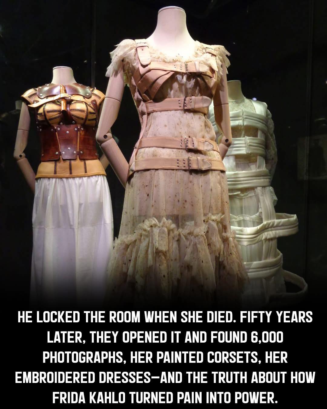 When Frida Kahlo died, her husband locked a room in their house.