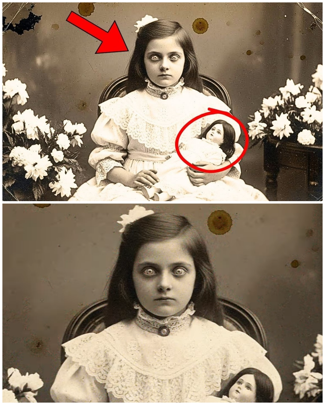 This 1895 Photo of a Little Girl Seemed Sweet at First Glance — Until Restoration Changed Everything