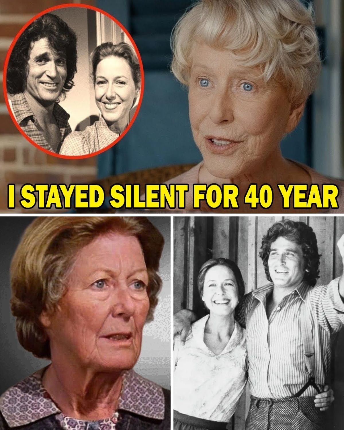 “He Wasn’t Who You Think…” Karen Grassle’s emotional revelation about Michael Landon leaves Hollywood in disbelief