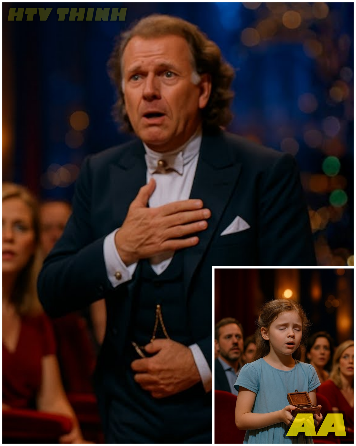 😱 LITTLE BLIND GIRL CAN’T FINISH HER SONG… ANDRÉ RIEU DOES THE UNTHINKABLE IN RESPONSE 😱 – HTT