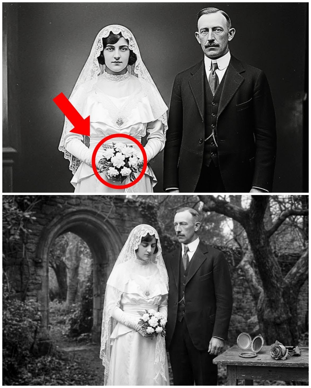 The truth behind this 1920 wedding photo is sadder than anyone could imagine