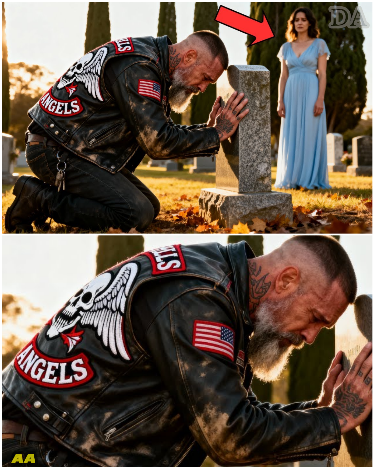 The Biker and the Blue Dress: A Miracle at the Grave