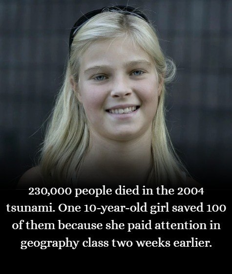 Her name was Tilly Smith.