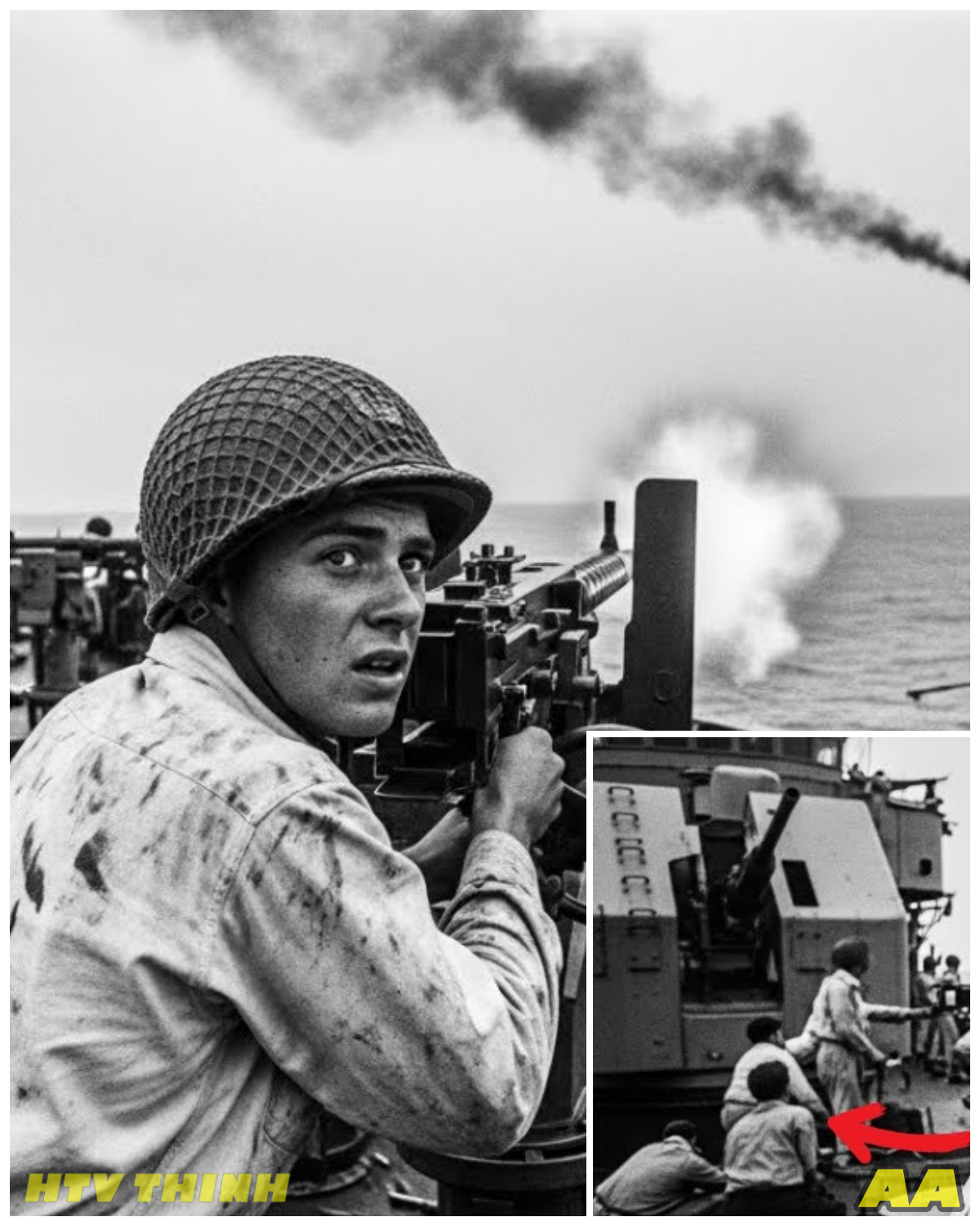 🍳➡️💥 He Was Just a Cook—Then the Sky Fell: How a 19-Year-Old Grabbed a Gun and Stopped the Kamikazes