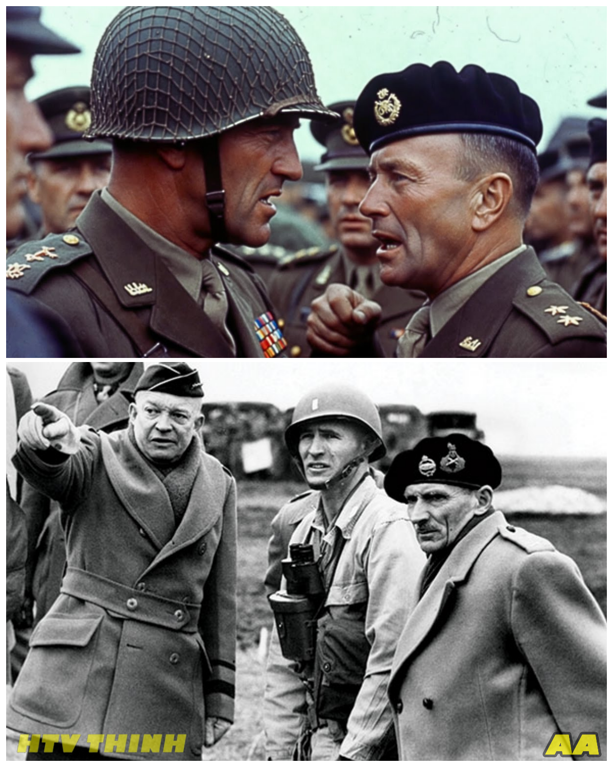 36 Hours That Shattered Allied Unity ⚔️: What Eisenhower Really Said When Montgomery Demanded Patton’s Head