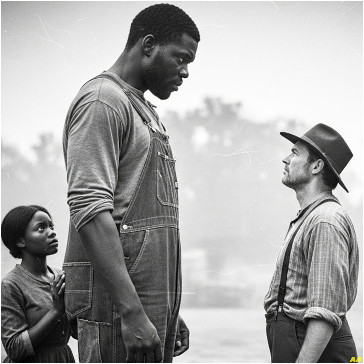 The rich farmer mocked the enslaved woman, but he trembled when he saw her brother, who was 2.10m