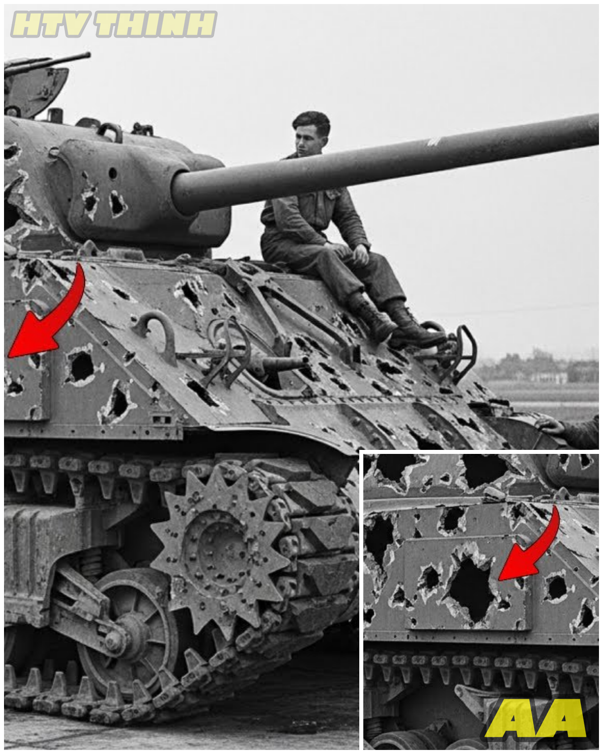 😱 One Sherman Gunner’s Incredible Feat: How He Destroyed 5 Panthers in 6 Minutes! 😱 – HTT