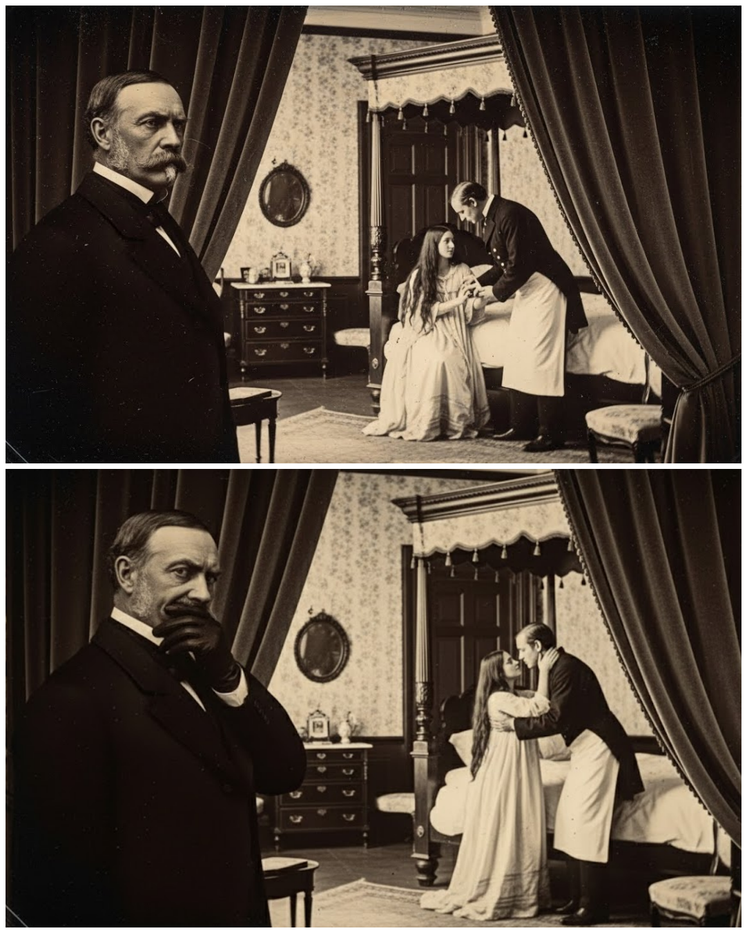 His Butler Impregnated His Wife as He Hid in the Shadows—A Sterile Master’s Shame, 1848