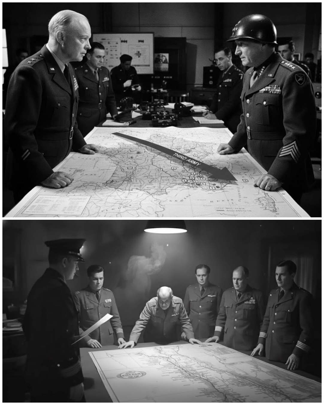 “Good God, He’s Already There” — What Eisenhower Said When Patton Moved 100 Miles in 48 Hours