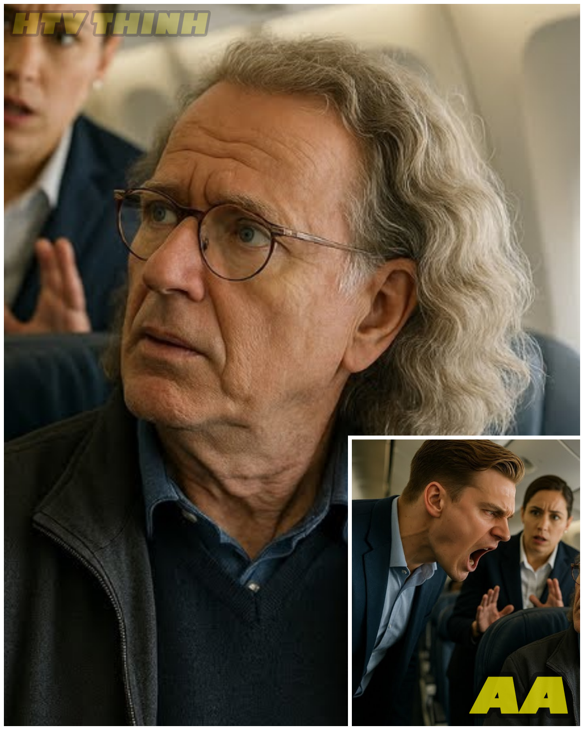 😱 EXECUTIVE HUMILIATES ANDRÉ RIEU IN FIRST CLASS LOUNGE… WHAT HAPPENS NEXT DESTROYS HIM 😱 – HTT