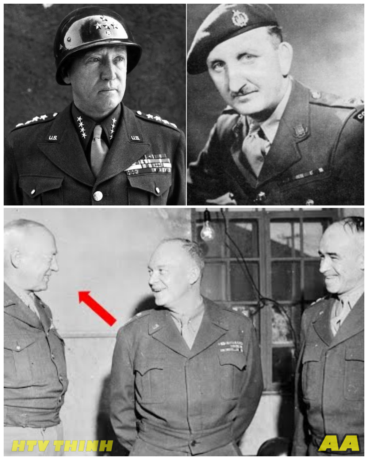 “I Decide Who Lives”: The Day Patton Nearly Turned His Guns on British Allies ⚔️🌧️