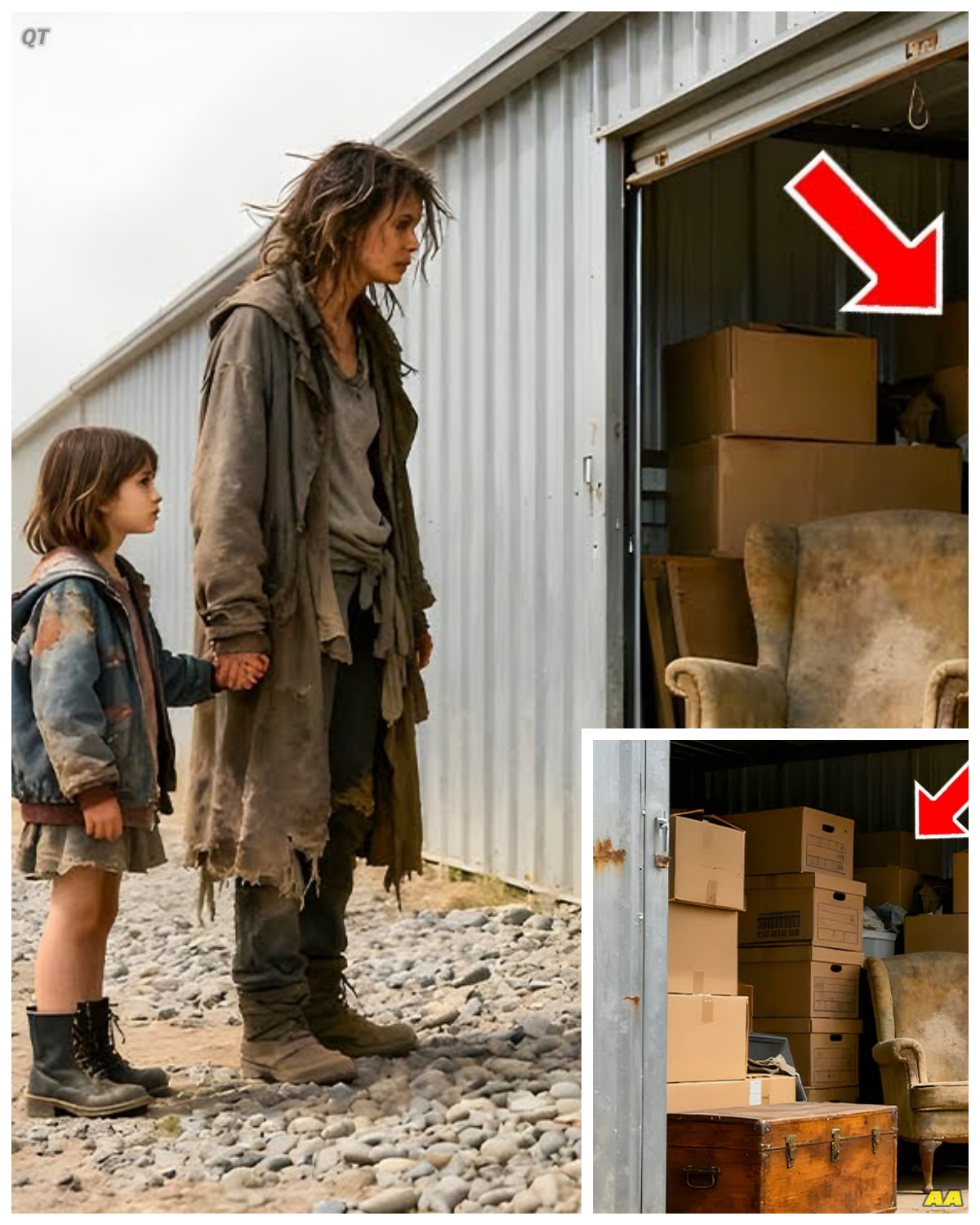 Homeless Mom Cleaned Her Late Grandmom’s Cabin — What Her Daughter Found Inside Left Her Speechless  By the time the letter found her, Mara Hayes had already run out of places that felt like later.  You don’t keep a calendar when you’re sleeping between shelters and parking lots.  Days are marked by which manager told you no and which stranger told you to move.  That morning, she and her daughter were sitting on warm concrete behind a laundromat, sharing the last of a gas station sandwich, when a mail truck pulled in like it had taken a wrong turn into their life.  The driver glanced around, then held up a plain brown envelope.  Anyone hear Mara Hayes? The name sounded too clean in the open air.  Mara stood slowly brushing crumbs from her thrift store coat.  “Yeah,” she said.  “That’s me.  ” The driver checked the label like he didn’t quite believe it, then handed it over along with a small electronic pad for her signature.  “Certified,” he said.  “Forwarding address.  ” Finally caught up.  Forwarding address, she thought as if you could forward anything to a woman whose zip code kept changing.  Ava, 10 years old and bone thin under an oversized hoodie, watched with sharp curiosity that had seen too much.  “Is it bad?” Ava whispered.  “Could be anything?” Mara said, though experience told her anything usually meant bills or bad news.  The return address said law offices of Colton and Meyers in small black print……………