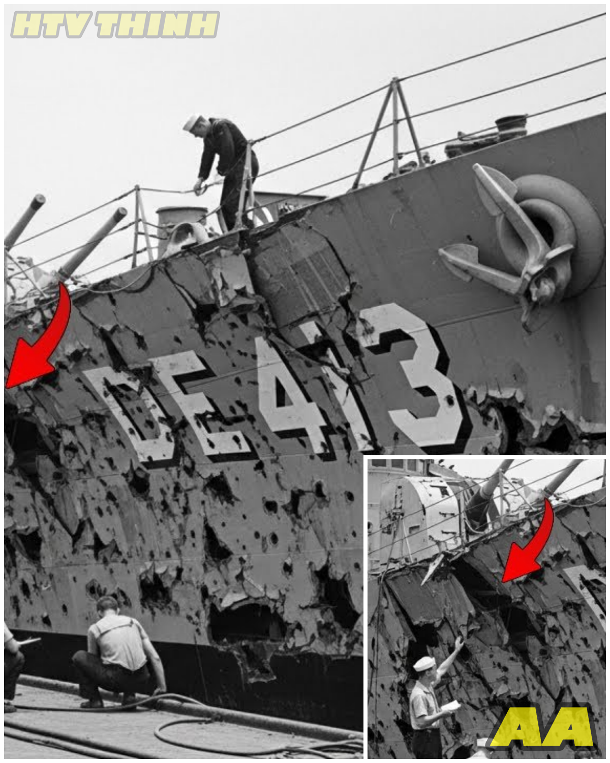 😱 When Yamato Attacked This TINY Ship – What 4 Sailors Did Shocked the Entire Japanese Fleet 😱 – HTT