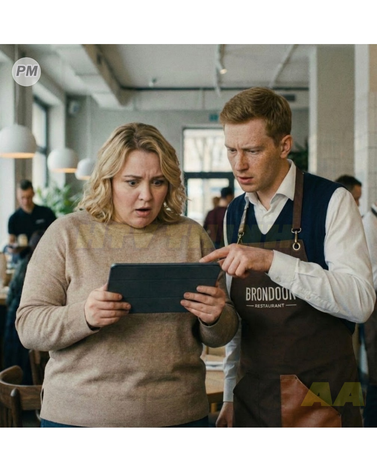 The day after my husband and I got married, the restaurant manager called me and said, “We’ve double-checked the security footage; you should see it for yourself.