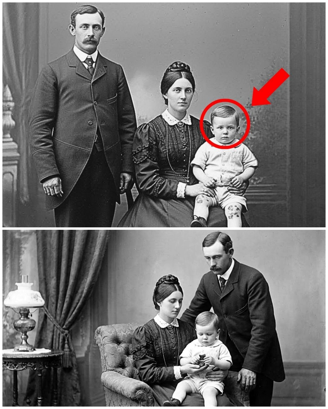 In This 1898 Family Photograph, the Toddler’s Tiny Hand Hides a Dark Secret