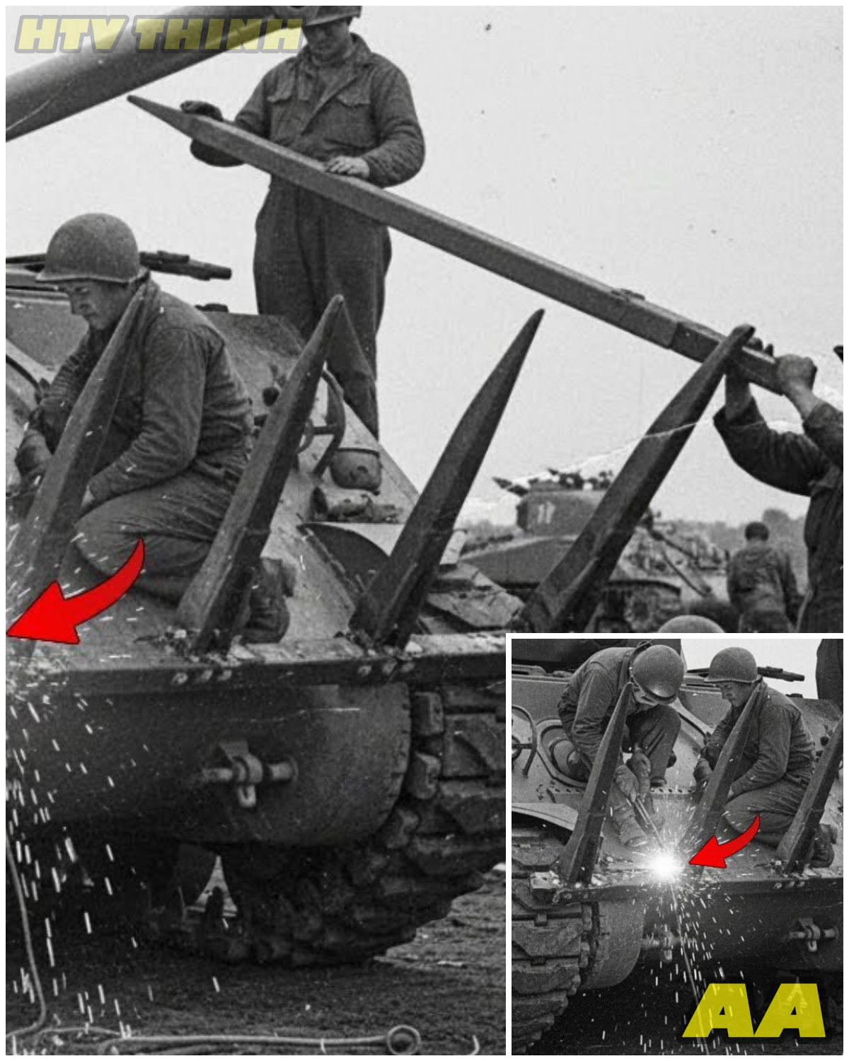 😱 Why US Tankers Started Welding “German Trash” On Shermans – And Saved 1,500 Lives In Days 😱 – HTT