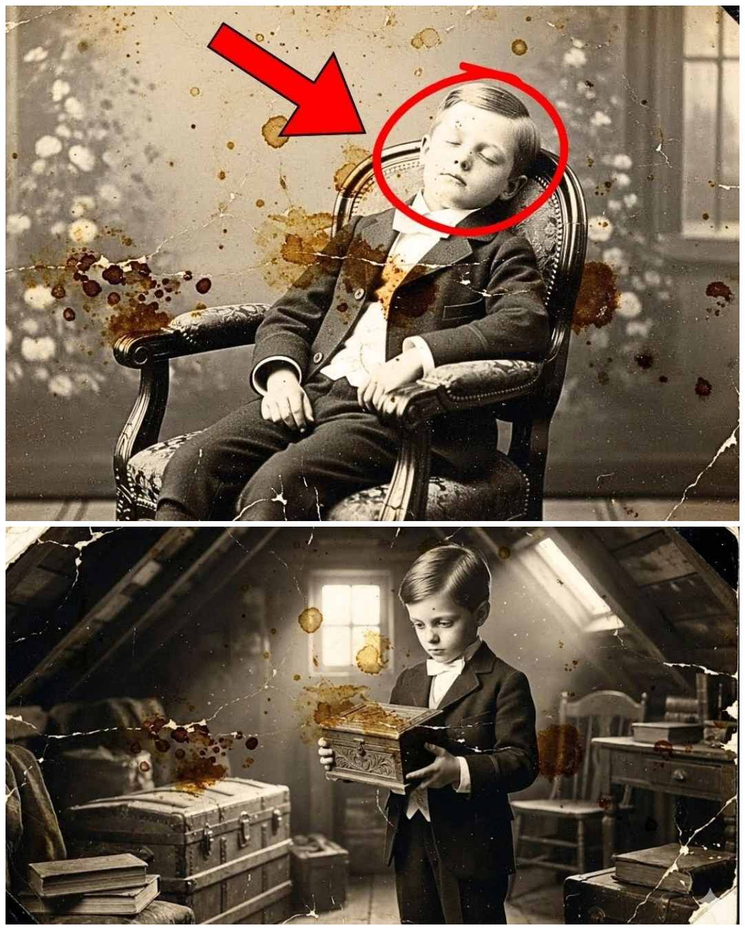 This 1890 Photo of a Boy Seemed Normal at First — Until Restoration Showed This…