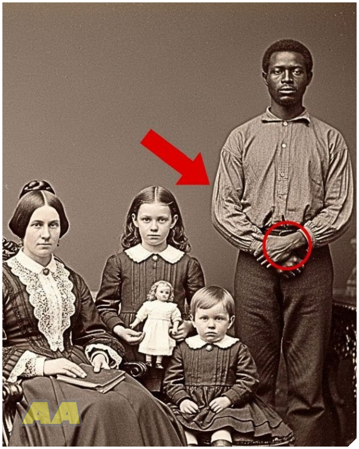 An 1864 Family Photo Hides a Secret — Zoom In on the Enslaved Man’s Wrist