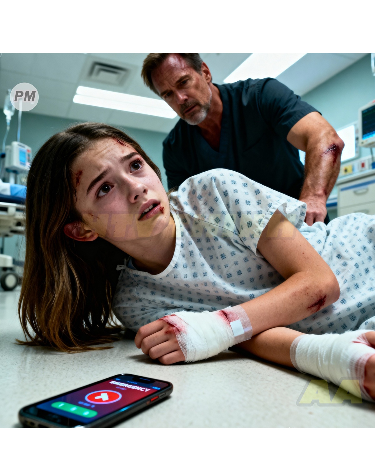 “You’d better start earning your keep!” my stepfather yelled as I lay in bed, fresh out of surgery, barely able to move. I told him I couldn’t work yet. He slapped me so hard I fell onto the hospital floor tiles… A metallic taste of blood in my mouth, my hands shaking. He barked at me: “Stop pretending you’re weak!”