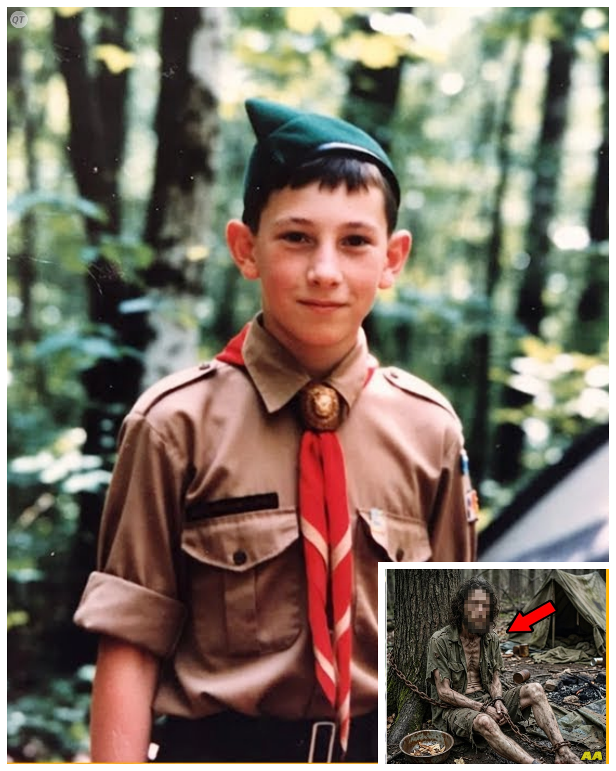 Boy Scout Vanished in 1989 — Returned 12 Years Later With a Terrifying Story of Imprisonment  In the summer of 1989, 14-year-old boy scout Eric Langford disappeared without a trace in the Aderandac forests of New York State.  The search operation became one of the largest in the region’s history, but it yielded no results.  3 weeks later, the boy was declared dead.  His parents spent the rest of their lives not knowing what had happened to their son.  But in the fall of 2001, a man walked into the Albany police station claiming to be Eric Langford.  A DNA test confirmed the impossible.  The boy who had disappeared 12 years ago was alive.  What he told investigators revealed one of the most horrific kidnapping stories in American criminal history.  Eric Langford was an ordinary teenager from the suburbs of Albany.  14 years old in 8th grade, he was interested in baseball and model airplanes.  His parents described him as a calm, responsible boy who never got into trouble.  That summer, he went to Boy Scout Camp for the first time, a two-week program in the Aderandac Forest, one of the largest nature reserves in the eastern United States.  The camp was located deep in the woods, 40 mi from the nearest town.  The territory covered about 200 acres around Black Pond.  50 boys aged 12 to 16, six instructors………….