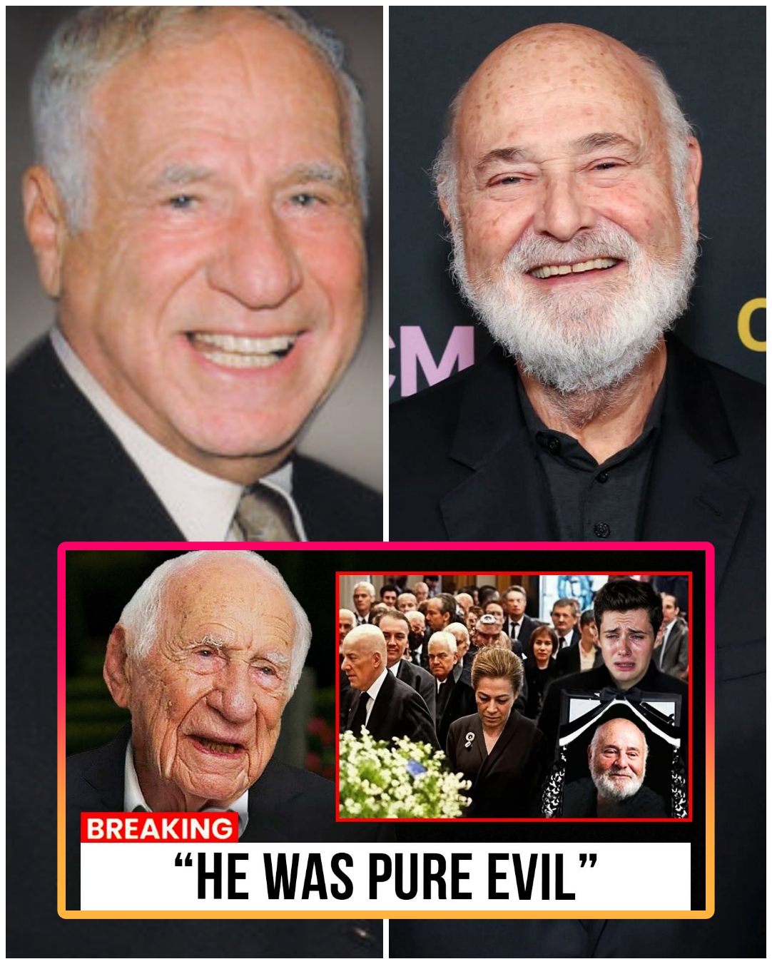 “I Wasn’t Ready to Say Goodbye… Like That” 🕯️😶 — Why Mel Brooks Allegedly Stayed Away as Rumors Swirled Around a Supposed Farewell for Rob Reiner, Sparking Talk of Old Wounds, Misunderstood Signals, and a Hollywood Moment That May Not Have Been What Everyone Thought 💥