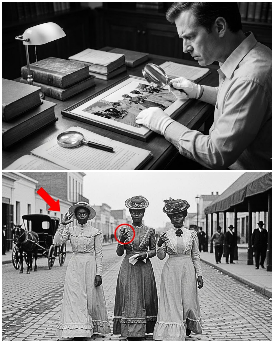 It was just a photo of three friends — until researchers deciphered the hand signal they were making