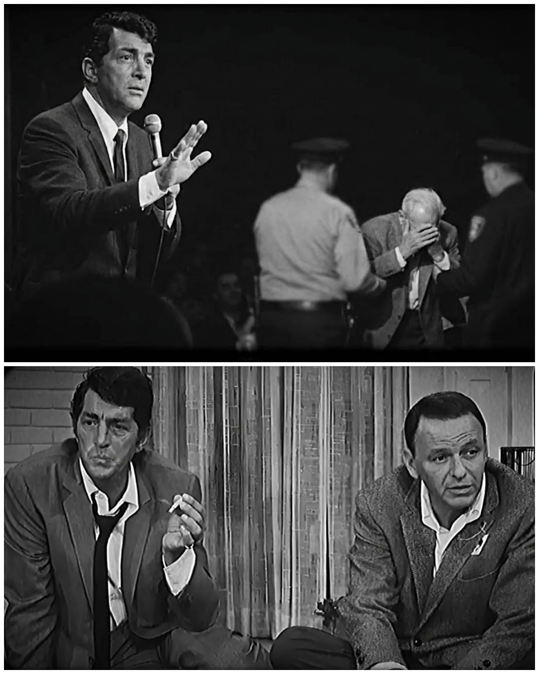 Dean Martin STOPPED Mid-Song When He Saw an ELDERLY MAN CRYING & Being Dragged Out by Security