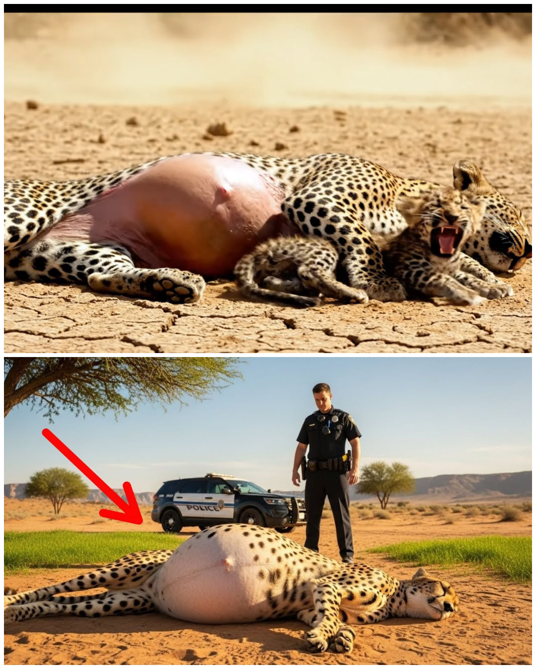 (VIDEO) A Lioness Fighting for Her Life in the Savannah – And the Rescue That Went Viral