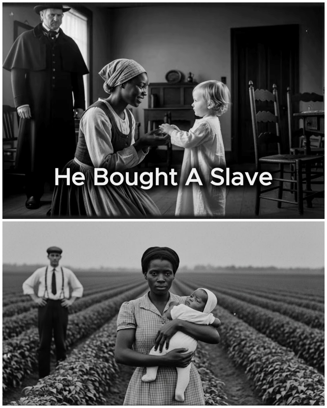 The master bought a slave woman to care for his daughter- what she did that night shocked everyone