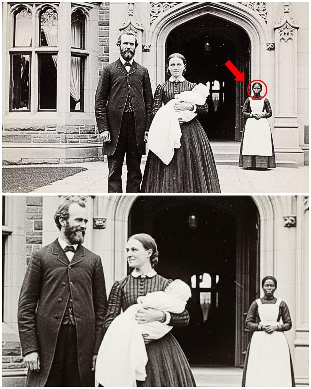 This 1858 portrait of this plantation family hides a secret that has only now been revealed