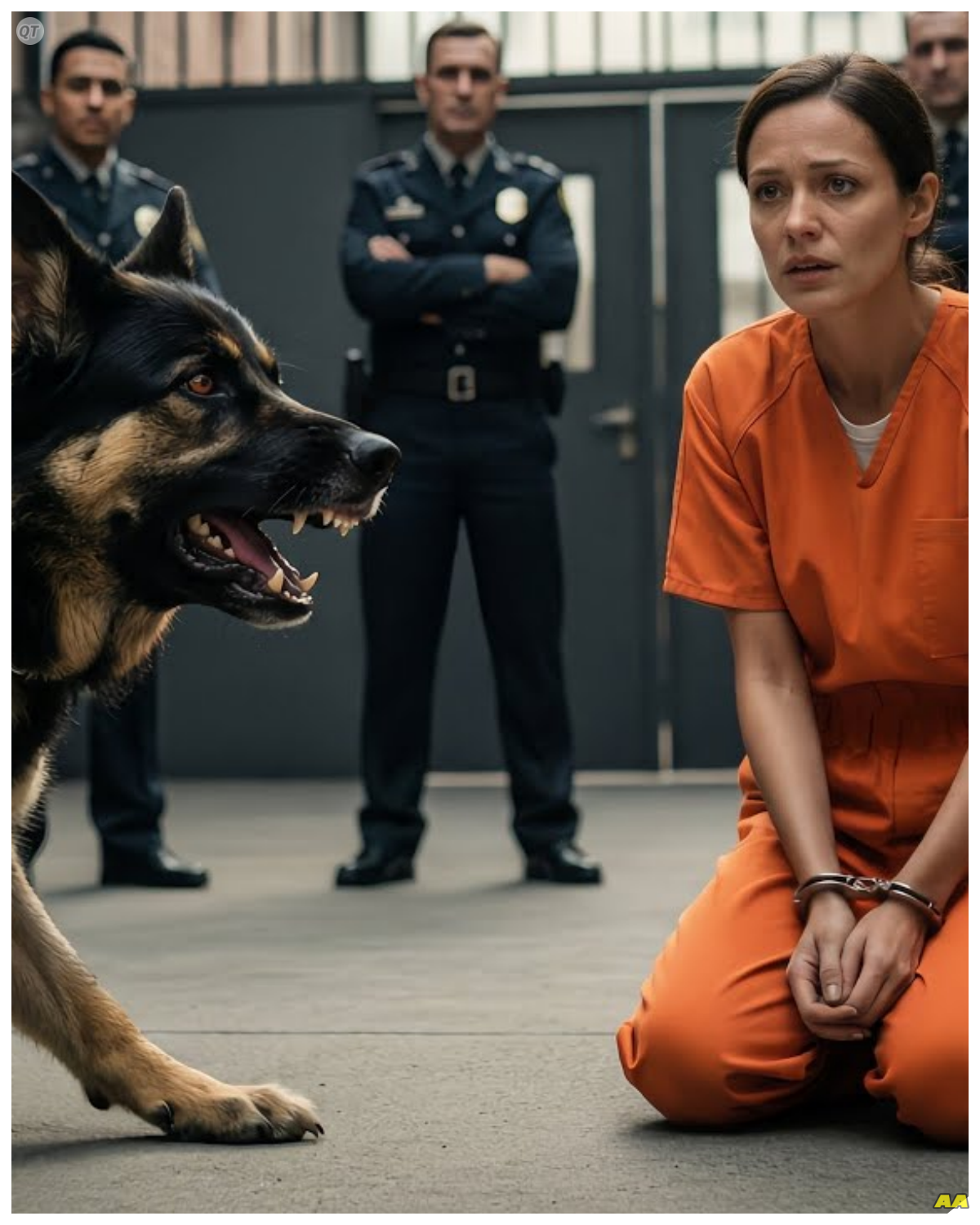 Her Final Request Was to See Her German Shepherd — What Happened Next Changed Everything  She had less than 12 hours to live.  No last meal, no final phone call, just one request.  Let me see Rex, my German Shepherd.  The guards thought it was sentimental.  They were wrong.  What happened next didn’t just delay an execution.  It exposed a lie buried for 8 years.  The death row wing at Redstone Penitentiary was never truly silent.  But that morning, an unnatural hush settled over the corridor like a shroud.  Olivia Hayes sat on the edge of her narrow metal cot, hands folded in her lap, back straight, gaze fixed on the high barred window that offered only a sliver of gray sky.7 years.  That’s how long she’d been locked away, labeled a murderer, stripped of her name, her freedom, and her purpose………….