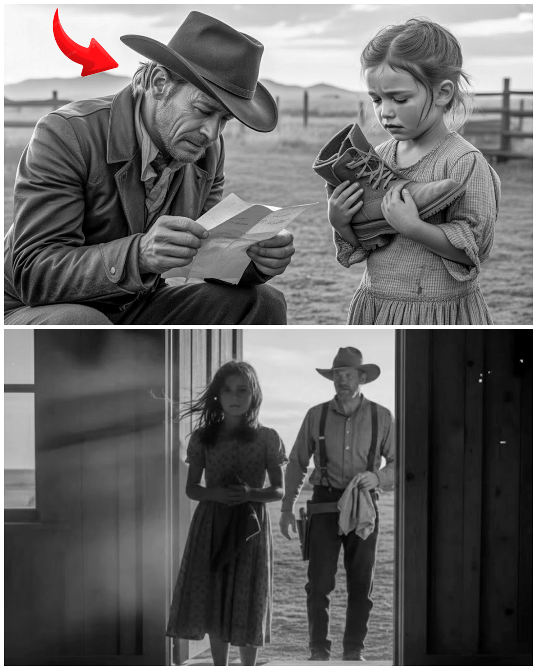 “This Letter Was in Papa’s Boot,” She Sobbed — The Rancher Read It… And Dropped to His Knees