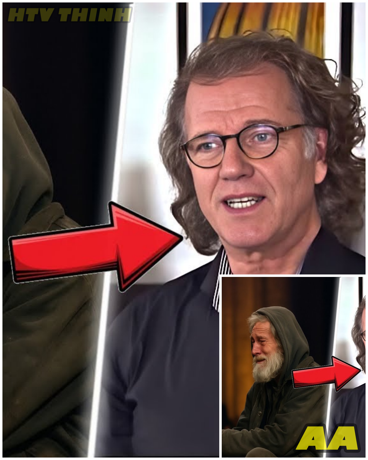 😱 ANDRÉ RIEU STOPS CONCERT FOR HOMELESS… WHAT HE DOES MAKES EVERYONE CRY 😱 – HTT