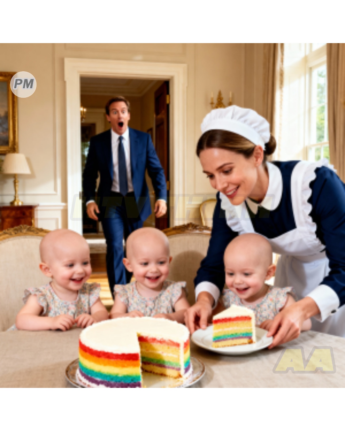 The millionaire evicted his triplets, but the maid performed a miracle that science couldn’t explain