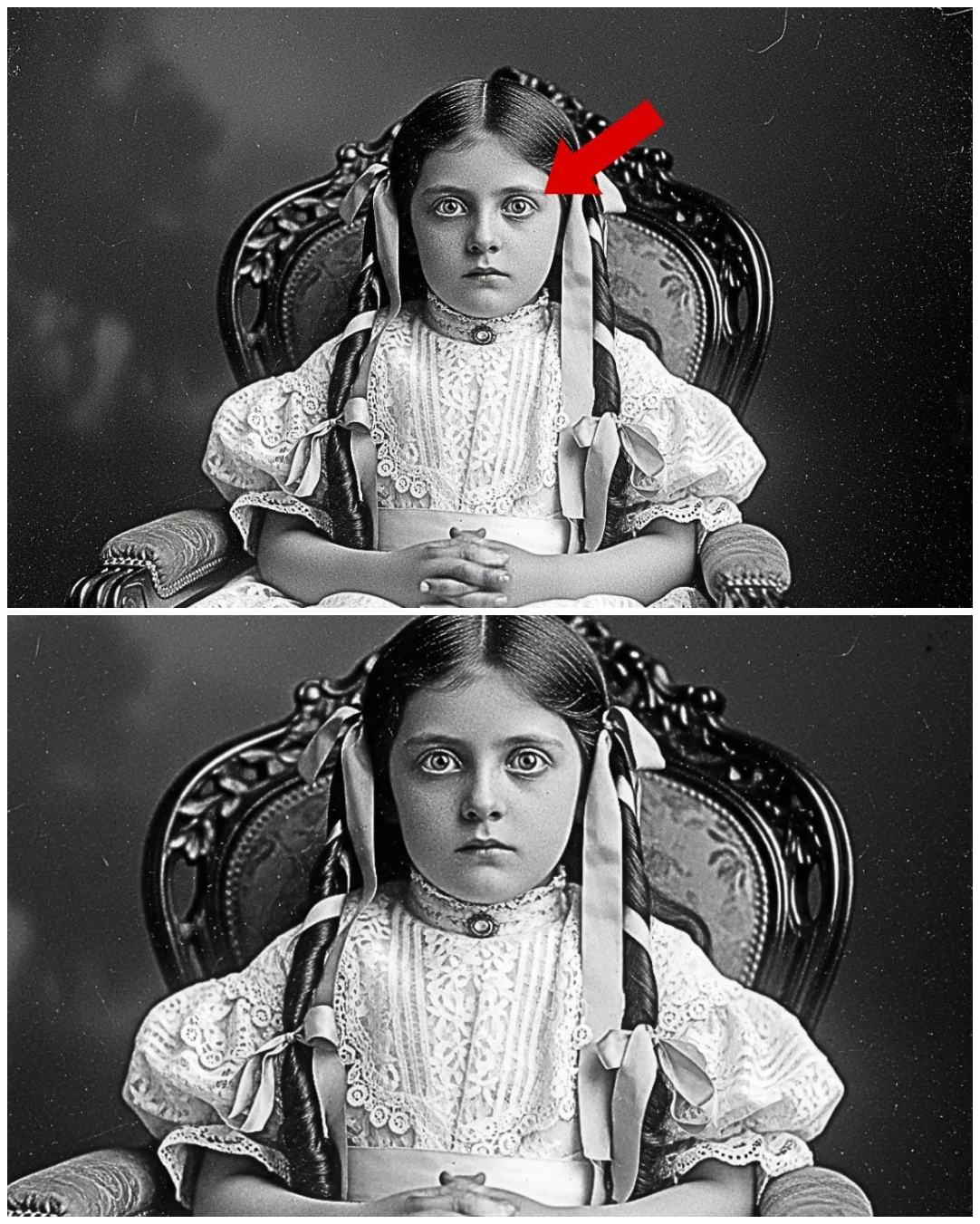 A 1903 Portrait Shows a Young Girl — Zoom In on Her Eyes and You’ll See a Macabre Discovery