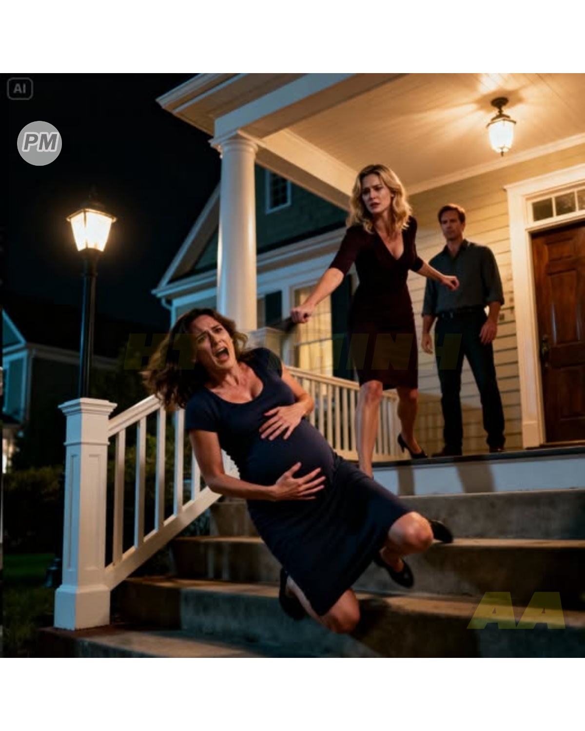 She shoved me so hard I fell to the ground; a searing pain shot through my belly as I screamed for help. “I could lose the baby!” I cried desperately. My husband didn’t move. He didn’t even try to come closer. He just sneered and said, “Fine. You should get spayed and adopt instead.” I thought that would be the end of it… until, suddenly, there was the roar of engines outside. Five minutes later, ten supercars were surrounding the driveway, and everyone’s face turned completely white.