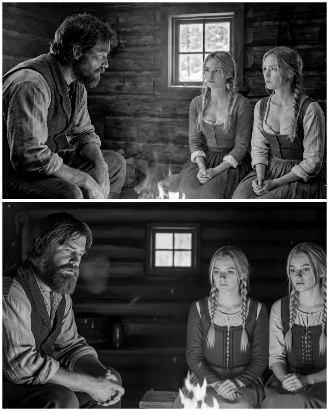 A Family Lines Up for a Portrait — but the Eldest Daughter’s Eyes Follow You No Matter Where You …