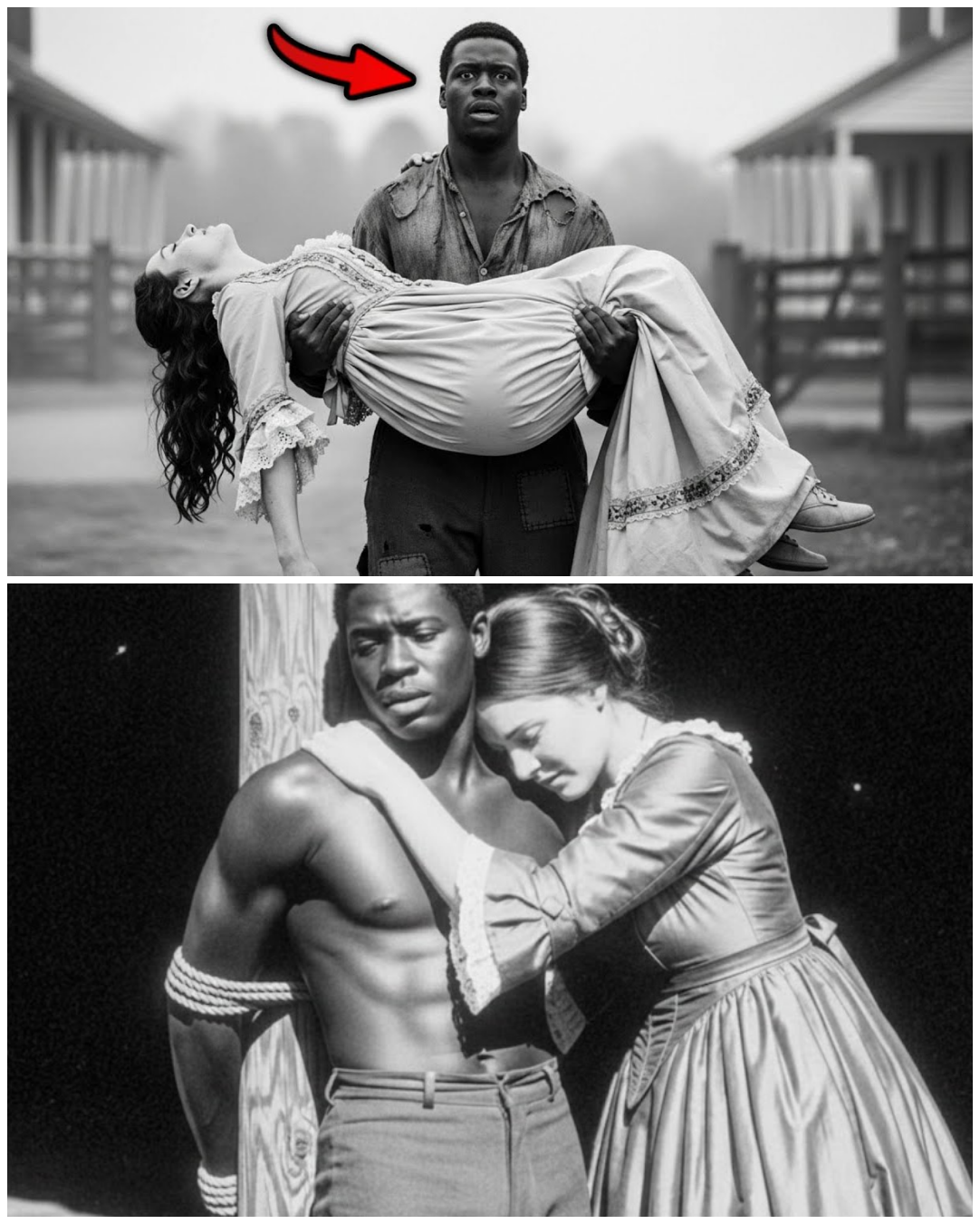 Slave Man Carried Master is Wife After She Fainted What She Did Made Him Shocked (Louisiana, 1827)