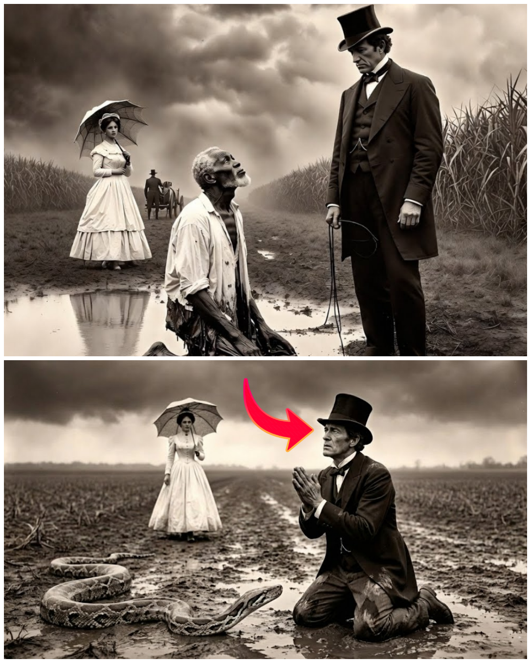 The Master Who Mocked a Dying Slave: The Curse That Left Him Begging in the Dirt, 1857