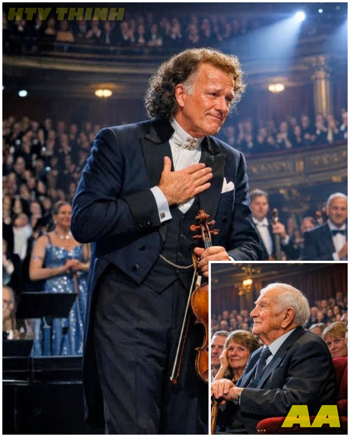 😱 ANDRÉ RIEU STOPS THE SHOW HE SAW A FACE HE THOUGHT WAS GONE FOREVER 😱 – HTT