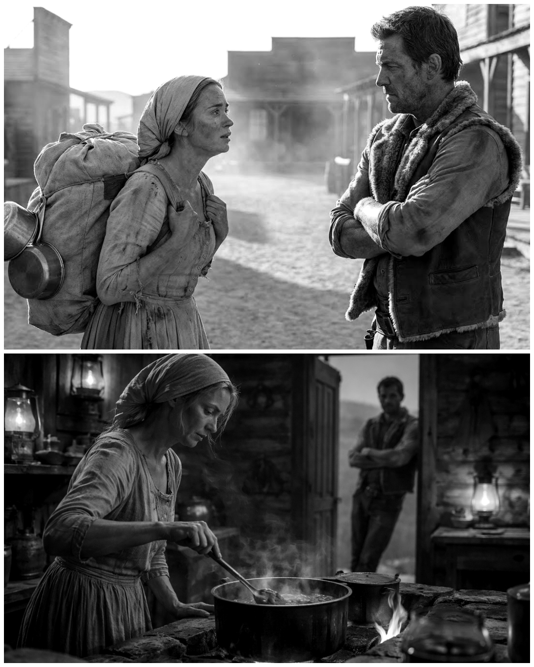 “I’m not worth much, sir… but I can cook,” the homeless woman told the lone mountain man.