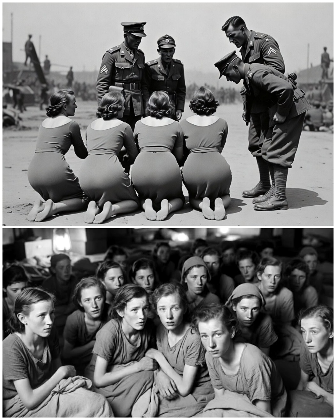 Poor U.S.Soldier Hid 19 Beautiful German POW Women From Angry Generals Overnight
