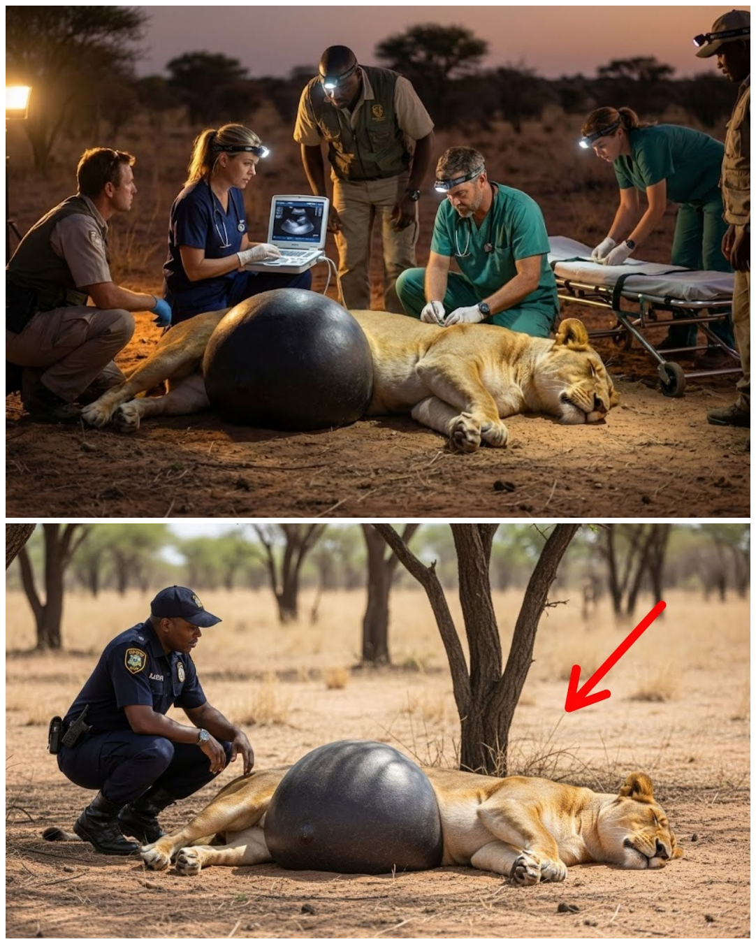 (VIDEO) Rescuing a Severely Sick Lioness After Giving Birth… What Happened Next Shocked Everyone