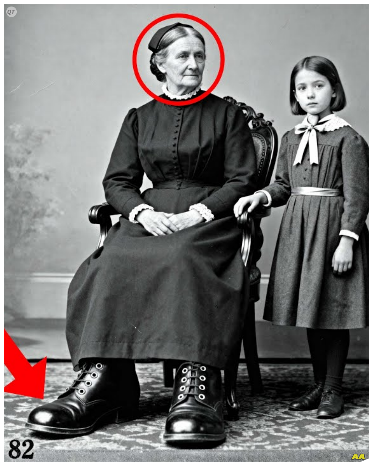 This 1883 Studio Portrait Looks Ordinary Until You Notice the Girl’s Shoes  This 1883 studio portrait looks ordinary until you notice the girl’s shoes.  This 1883 studio portrait looks ordinary until you notice the girl’s shoes.  The photograph sat in a family collection for over a century.  No one questioned it.  No one looked closely enough to see what the girl was standing on or why.  Margot Chen had been cataloging estate donations at the Indiana Historical Society for 11 years when the Whitmore collection arrived in three cardboard boxes.  It was autumn of 2019 and the boxes smelled of old paper and something sweeter like dried lavender pressed between pages.  The family had been prominent in typicanw county, prosperous farmers and later merchants, pillars of their Methodist church.  According to the cover letter from their last surviving heir, a 92-year-old woman in assisted living in Phoenix, the photographs dated from the 1860s through the 1920s.  The family wanted them preserved……….