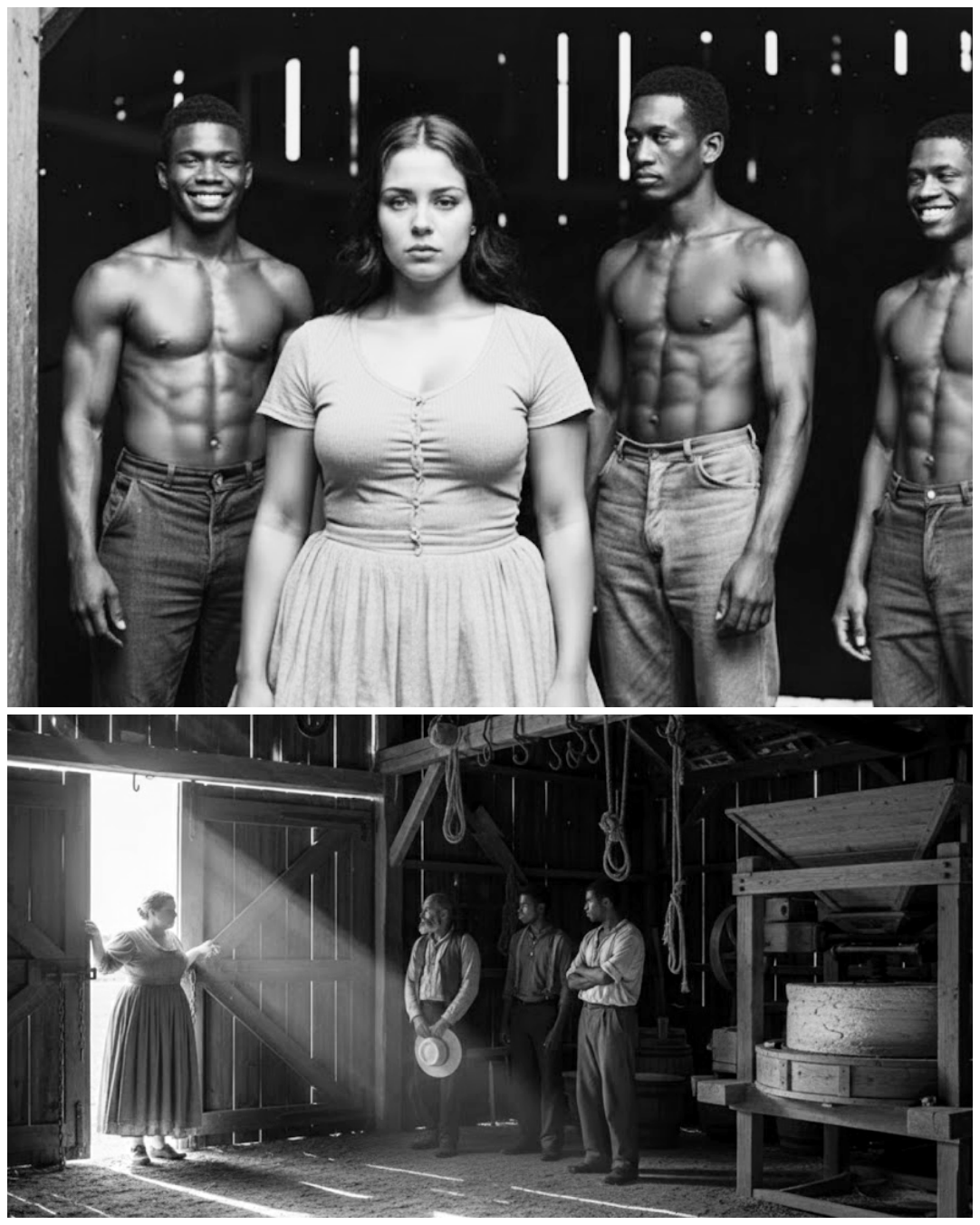 The Plantation Owner Gave His Daughter to His Slaves — What Really Happened in the Barn”