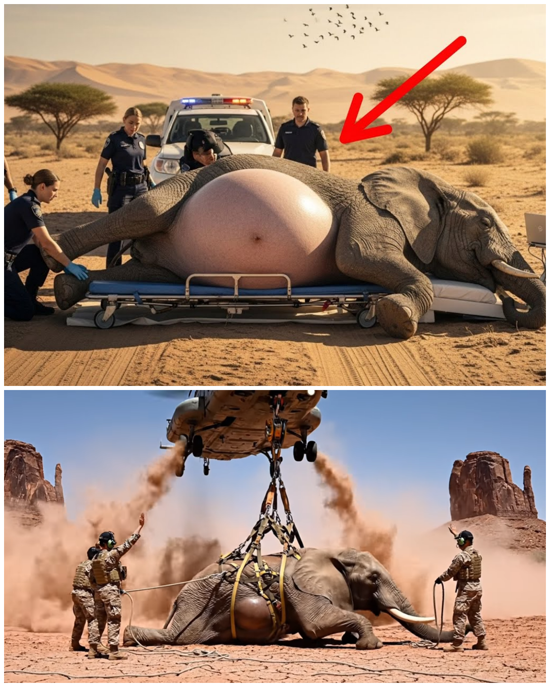 (VIDEO) Rescue Team Rushes to Save a Severely Ill Elephant – The Moment That Melted Hearts