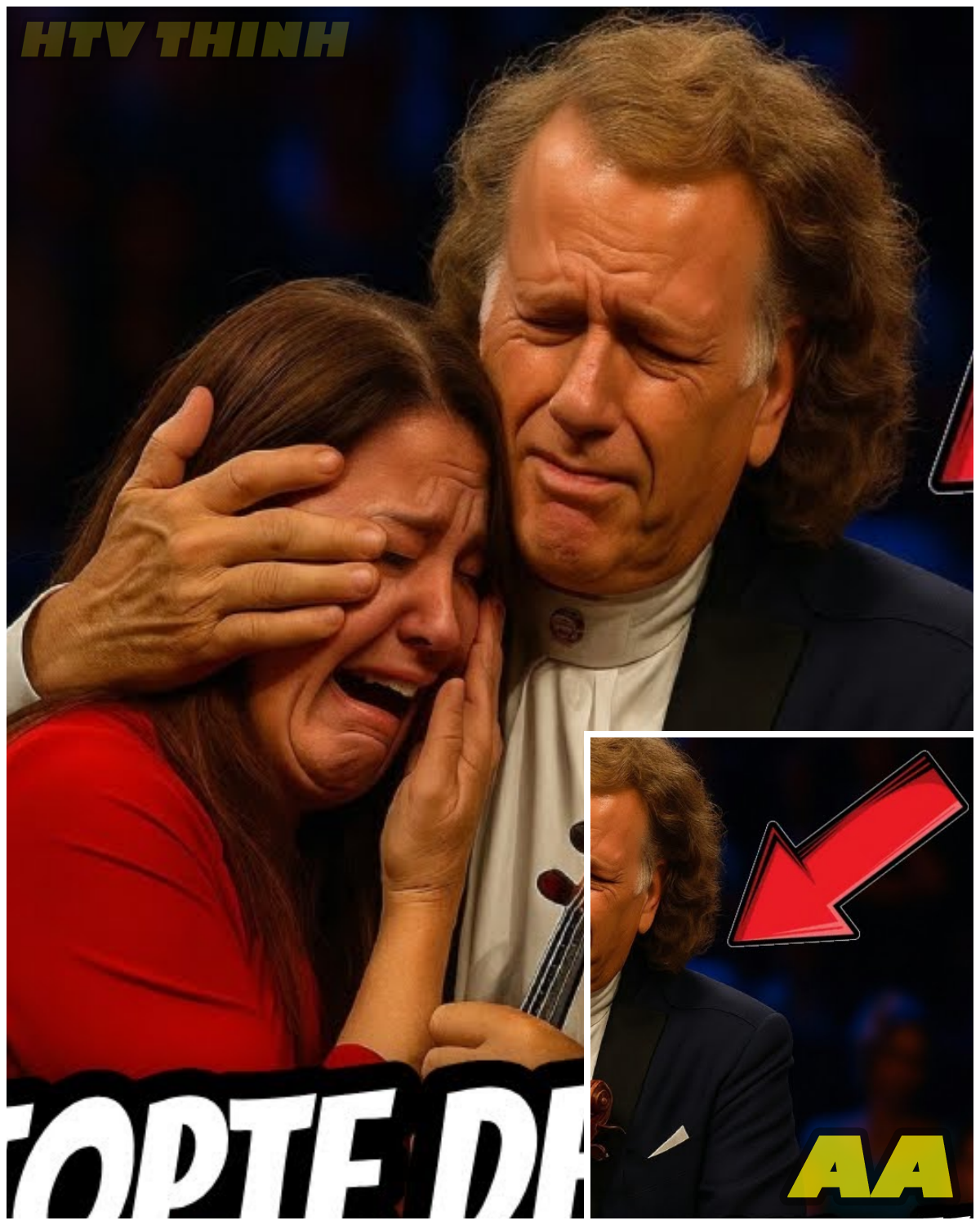 😱 ANDRÉ RIEU STOPS CONCERT FOR CRYING WOMAN… WHAT HE DOES NEXT TOUCHES EVERYONE 😱 – HTT