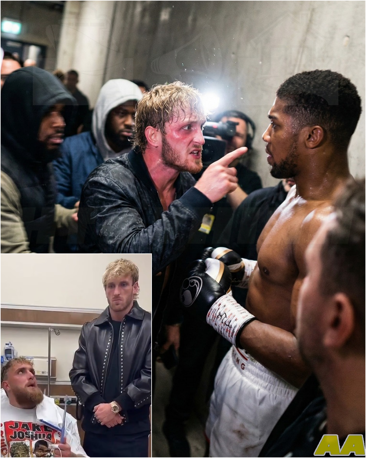 🎰 Logan Paul heckles Anthony Joshua before brother gets KO’d