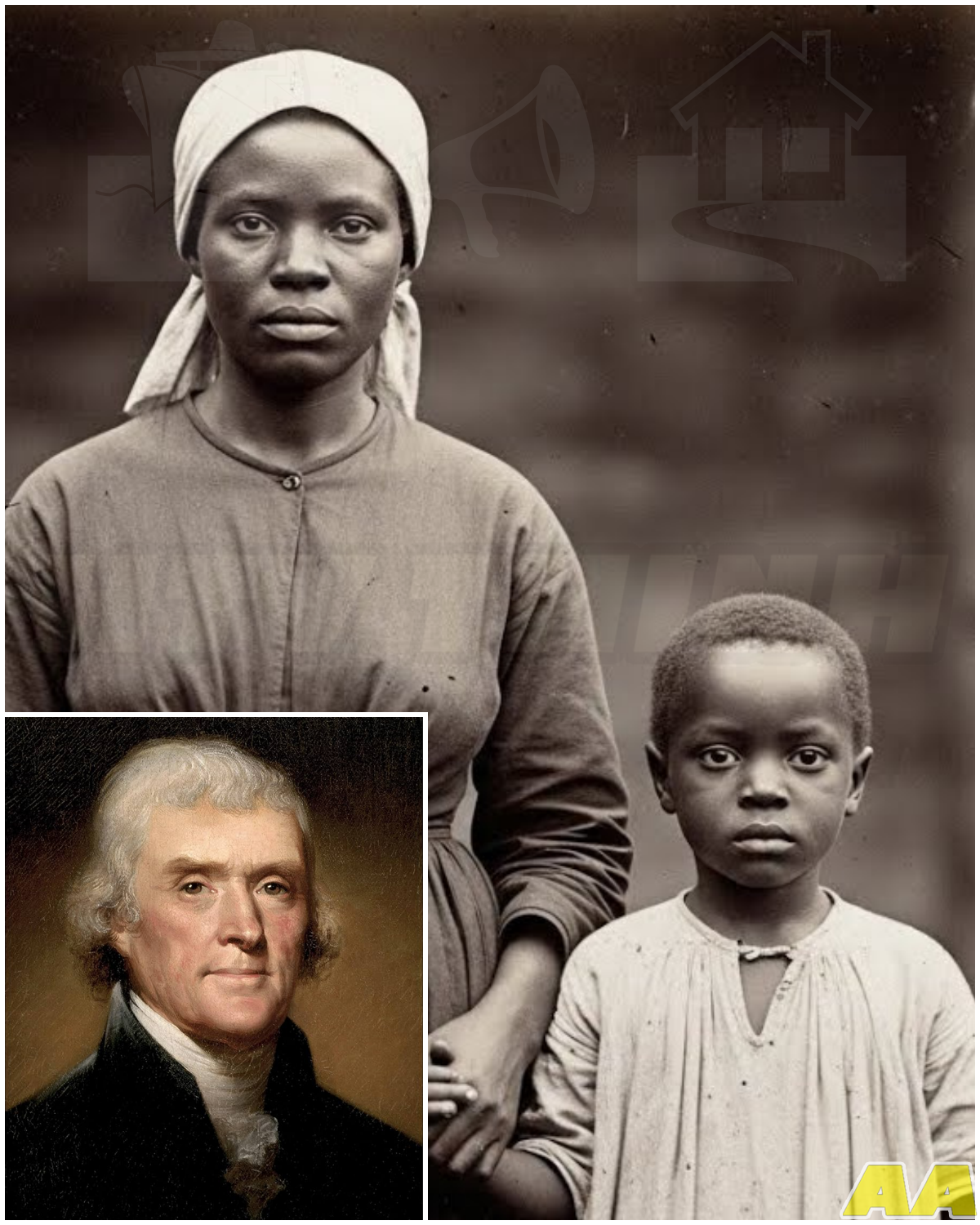 🎰 Thomas Jefferson’s Secret Family at Monticello